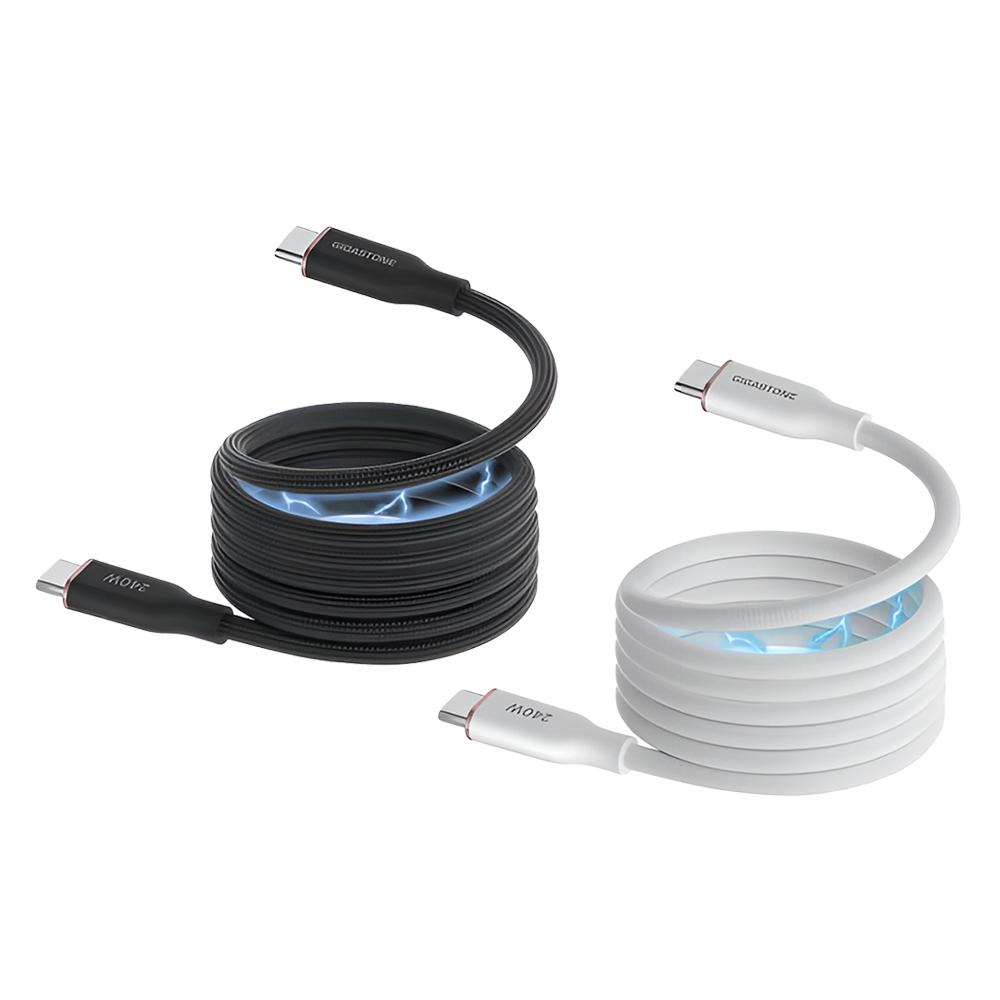 GIGASTONE CC-8800－USB-C 240W 磁吸充電傳輸線 1m 充電線 傳輸線 Type-C 光華-細節圖2