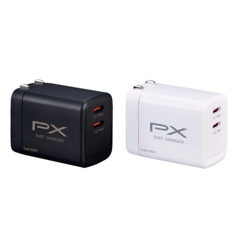 PX 大通 PWC-4802B/4802W 48W 氮化鎵迷你快速充電器 充電器 充電頭 氮化鎵 GaN 光華商場-細節圖2
