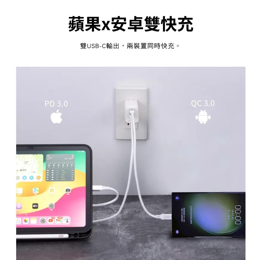 PX 大通 PWC-4802B/4802W 48W 氮化鎵迷你快速充電器 充電器 充電頭 氮化鎵 GaN 光華商場-細節圖6