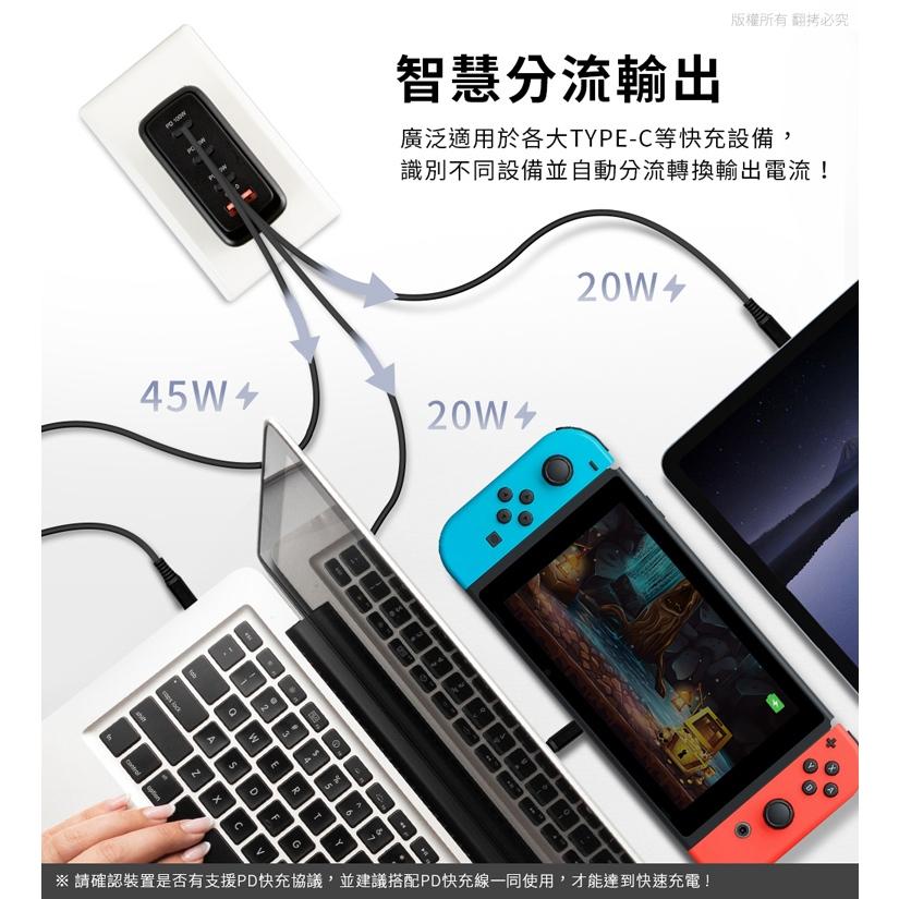 aibo 鈞嵐 氮化鎵 GaN 四孔超速充電器 PD/QC快充 充電器 充電頭 CB-AC-USB-P1002 光華-細節圖7