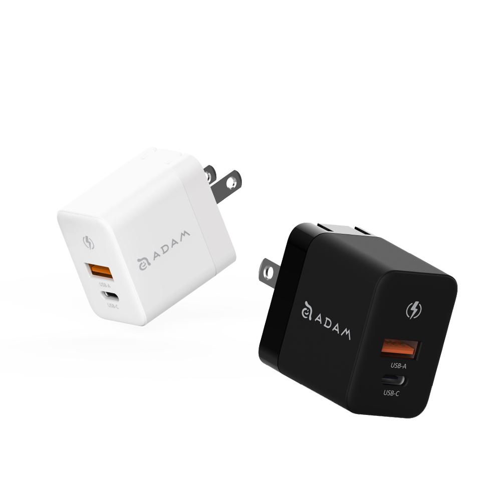 ADAM 亞果元素 OMNIA X35A GaN 35W 雙孔迷你快速電源供應器 快充頭 豆腐頭 充電器 光華商場-細節圖2