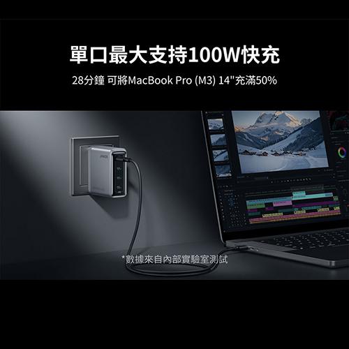 Anker A2659－150W GaN 4孔快充充電器 USB-C 充電器 充電頭 快充充電器 豆腐頭 光華-細節圖7