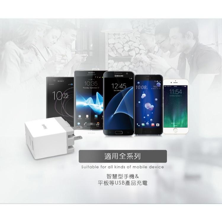 Hawk 浩客 C168－2.4A 雙USB電源供應器 充電器 充電頭 USB TYPE-A 豆腐頭 ABC168R-細節圖7