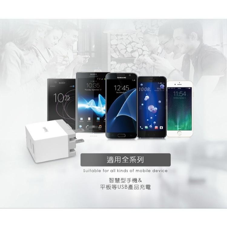 Hawk 浩客 C168－2.4A 雙USB電源供應器 充電器 充電頭 USB TYPE-A 豆腐頭 ABC168R-細節圖7