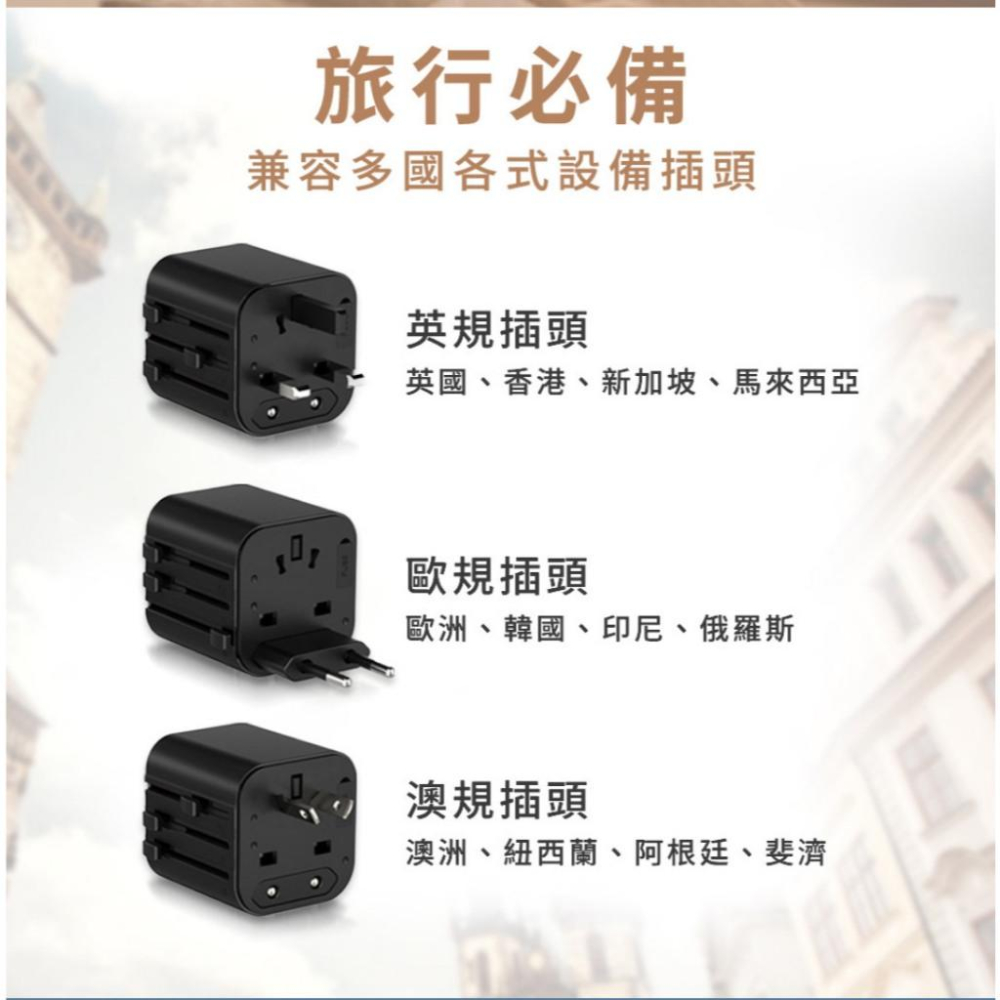 Timo COT-975－45W 2C1A 旅行電源供應器 萬國充電器 充電器 轉接頭 光商商場-細節圖7