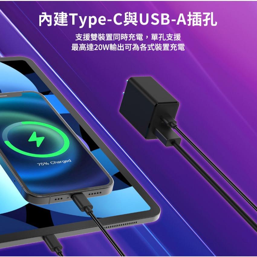 SEEK CU-P201－USB-C+A 20W 電源供應器 TYPE-C 充電器 充電頭 變壓器 光華-細節圖4