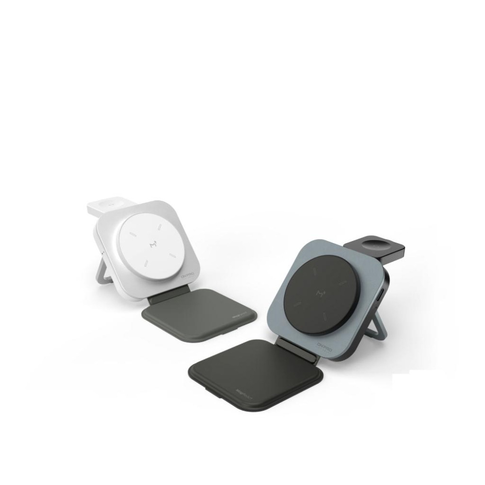 ONPRO MagReact M3－3in1 可攜摺疊無線充電器 充電器 無線充電器 無線充電 充電座 光華-細節圖2