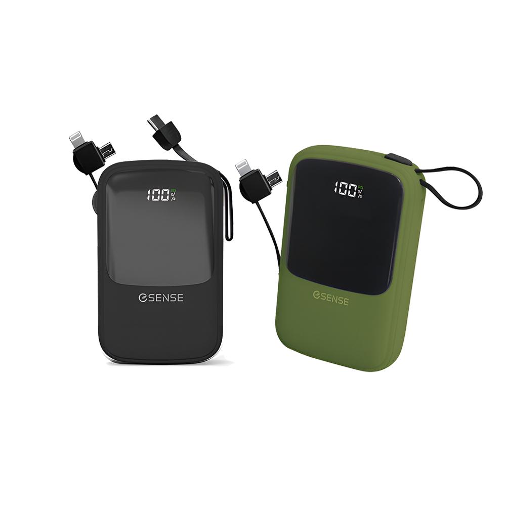 Esense 逸盛 APN100 免帶線快充行動電源 快充 自帶線 行動電源 行動充 充電器 光華-細節圖2