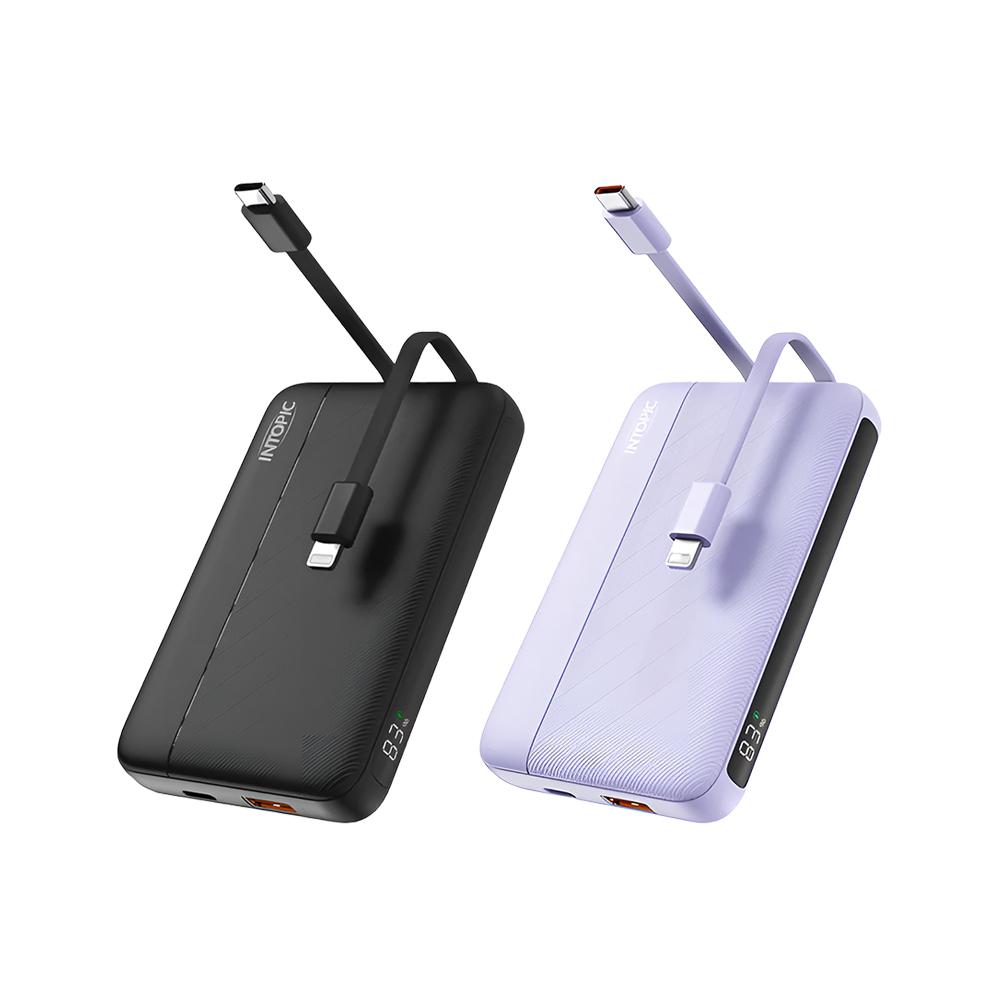 Intopic 廣鼎 PW-117 雙線迷你快充行動電源 快充 行動電源 迷你行動電源 行動充電器 充電器 光華商場-細節圖2