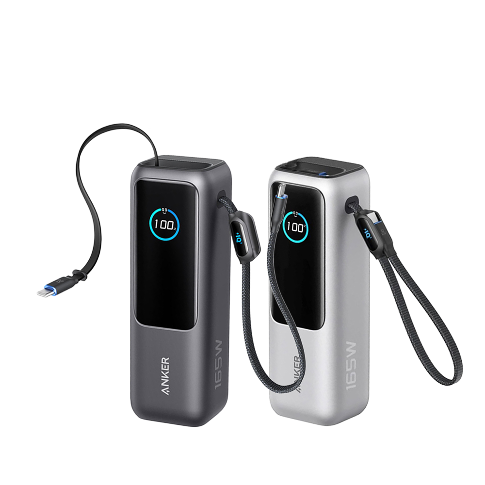 ANKER A1695－25000mAh 165W 自帶伸縮線行動電源 USB-C+A 充電器 行動電源 光華商場-細節圖2