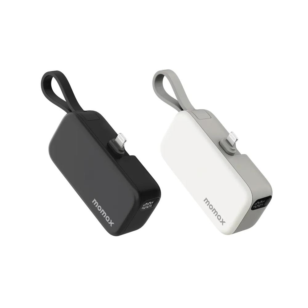 Momax 1-Power Mini Mfi－5000mAh 迷你帶線行動電源 行動電源 行動充電器 行動充 光華-細節圖2