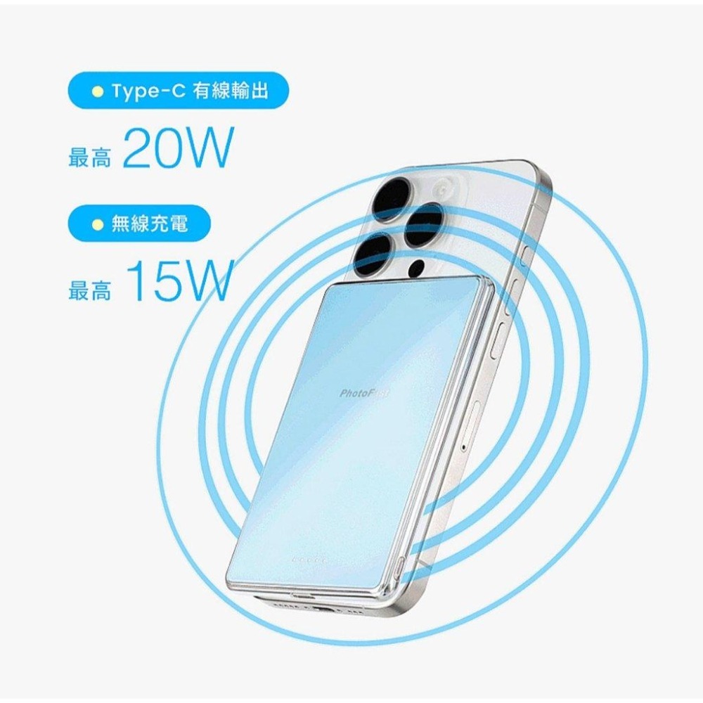 PhotoFast Mag Slim Qi2－Power Bank 磁吸無線行動電源 行動電源 磁吸充電 光華-細節圖6