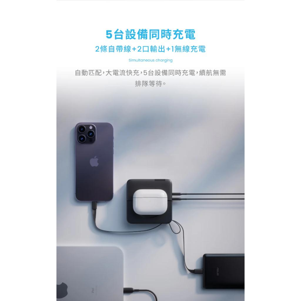 MOZTECH MOA-08 萬能充Pro 10000mAh 多功能五合一行動電源 行動電源 行動充 充電器 光華商場-細節圖6