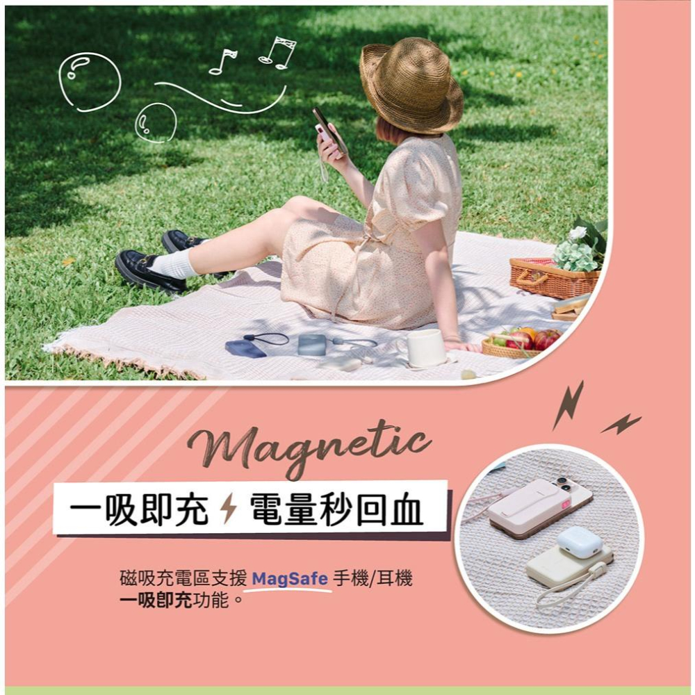 ADAM 亞果元素 VIONTA C2 Pro 八合一磁吸行動電源 10000mAh 行動電源 行動充 充電器 光華-細節圖4