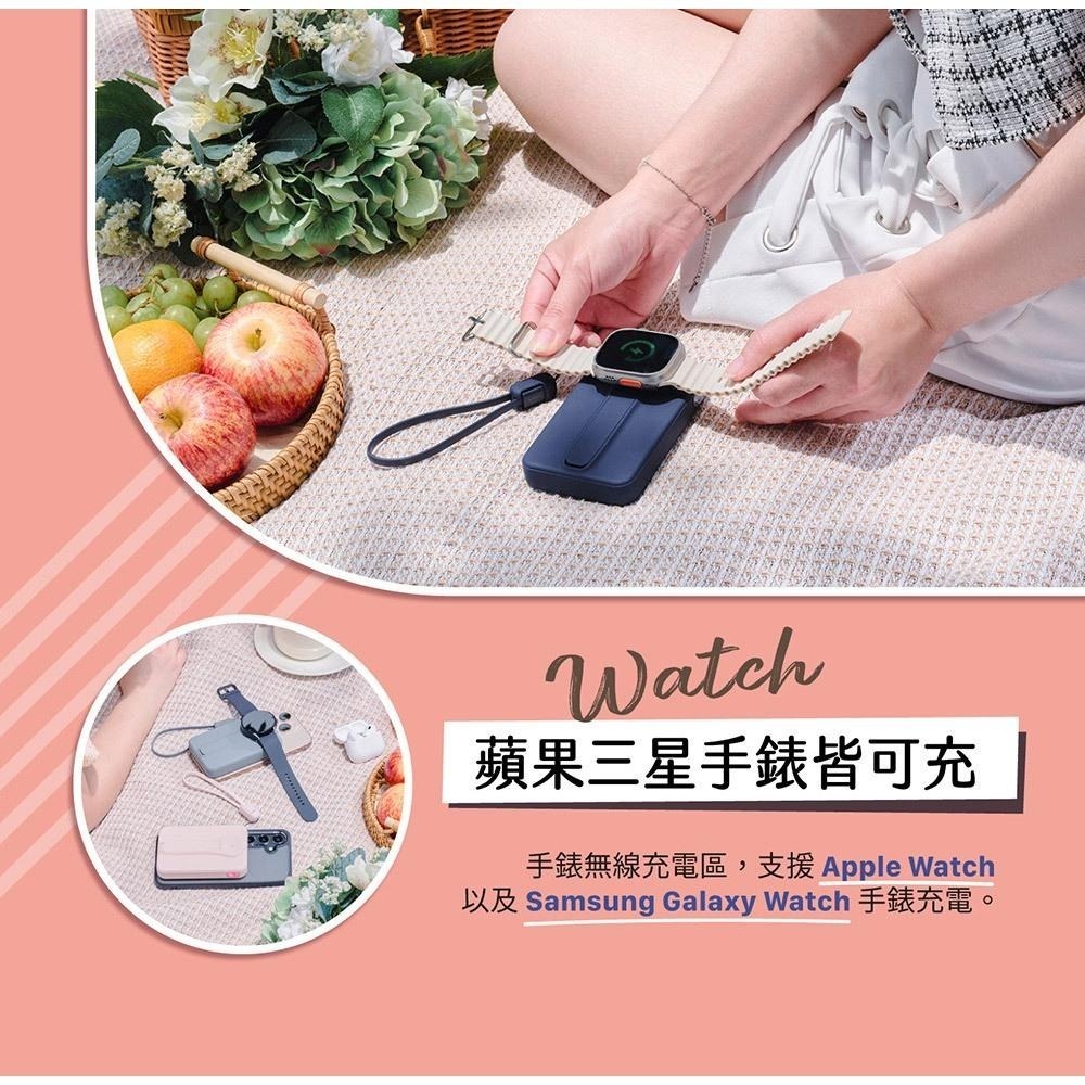 ADAM 亞果元素 VIONTA C2 Pro 八合一磁吸行動電源 10000mAh 行動電源 行動充 充電器 光華-細節圖6