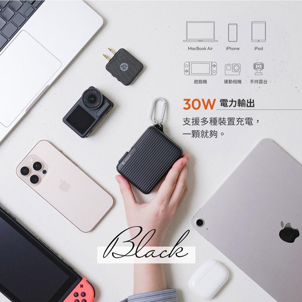 ADAM 亞果元素 VIONTA T1 旅行用自帶線行動電源 10000mAh Wh標示 自帶線 行動電源 光華-細節圖7
