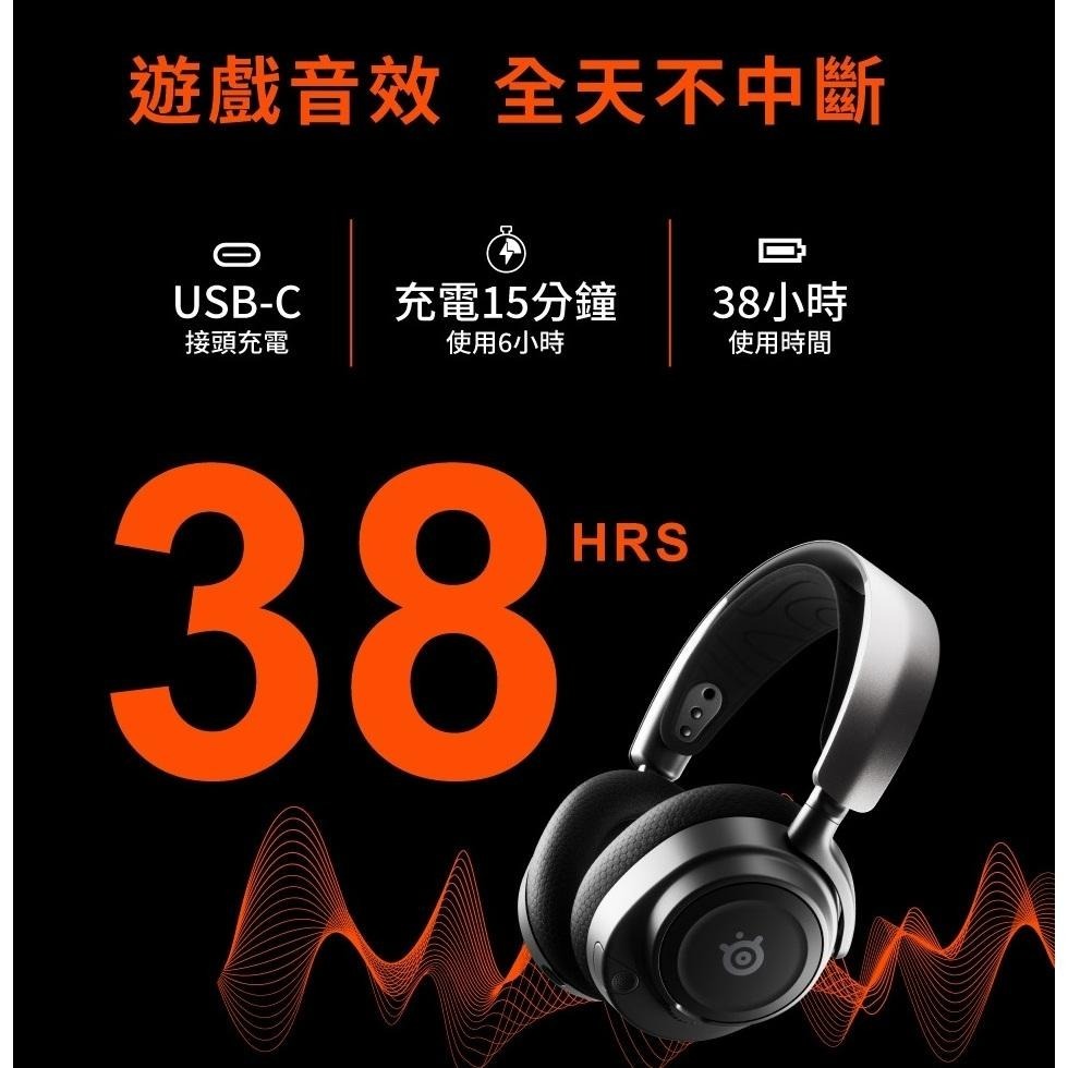 Steelseries 賽睿 Arctis NOVA 7 無線電競耳機 耳罩式 FaZe Clan 龍年限定 光華商場-細節圖5
