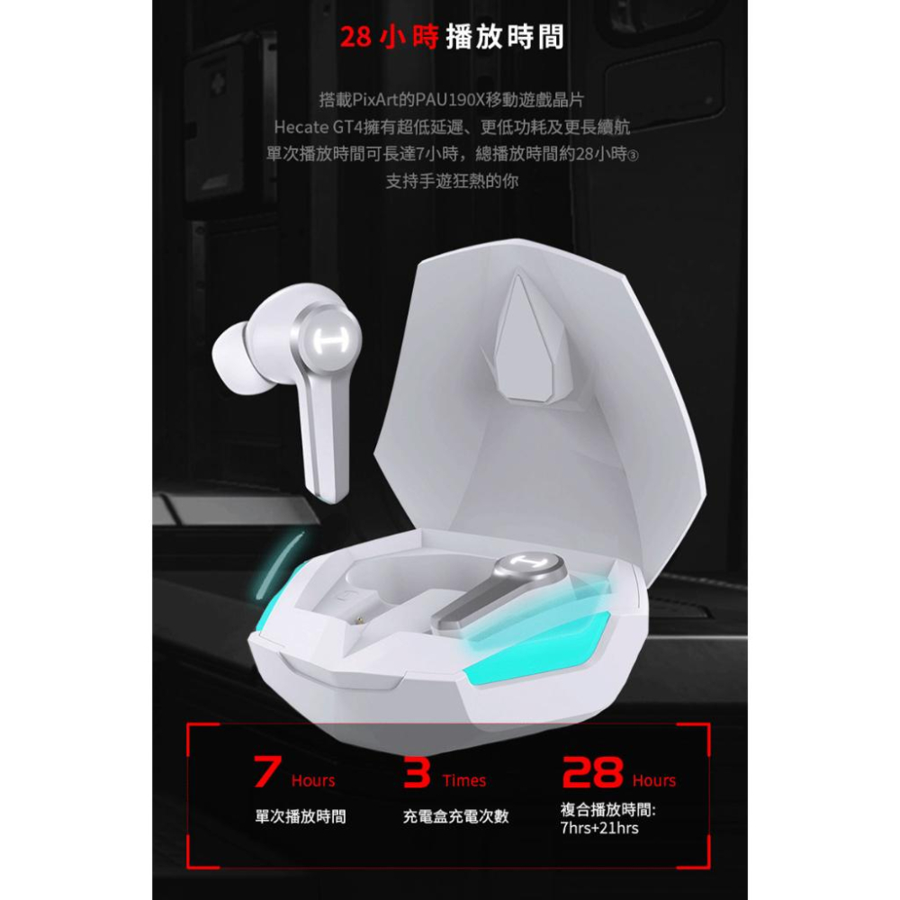 EDIFIER 漫步者 GT4 藍牙超低延遲電競耳機 耳機 入耳式耳機 藍芽耳機 無線耳機  電競耳機 光華商場-細節圖8