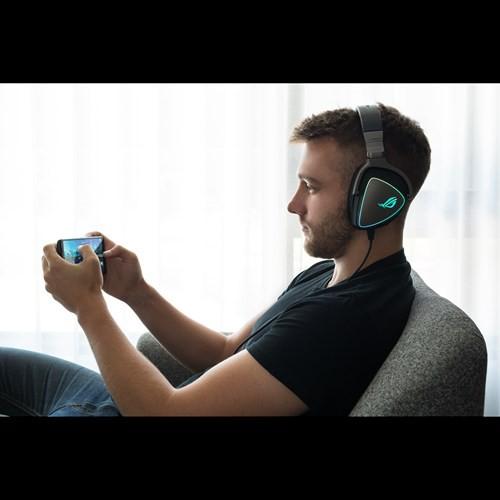 ASUS 華碩 ROG Delta 電競耳機 RGB 有線耳機 電競耳機麥克風 USB-C 白 光華商場-細節圖5