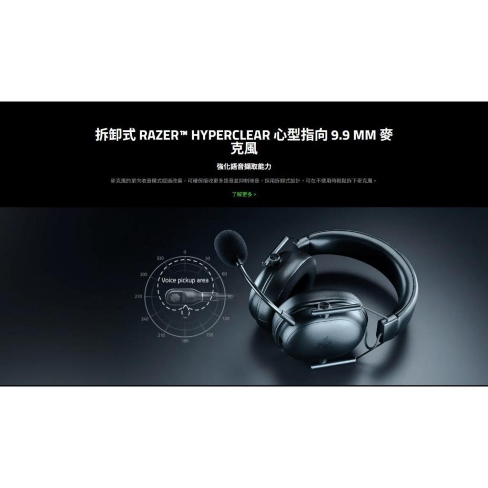 Razer 雷蛇 BlackShark V3 X HyperSpeed 黑鯊 無線電競耳機 電競耳機 遊戲耳機 光華商場-細節圖5