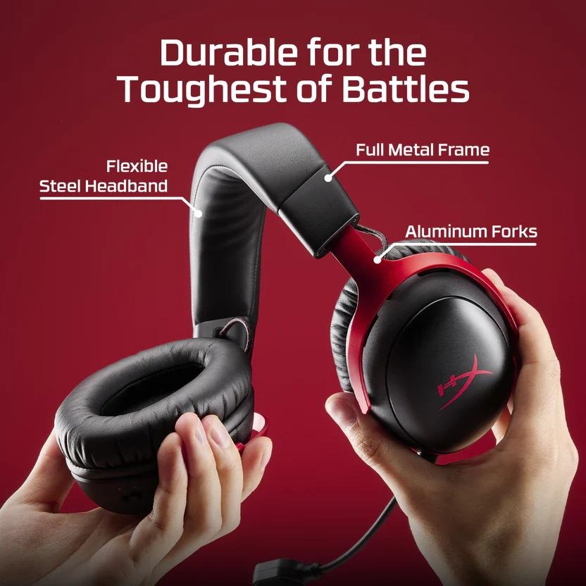 HyperX Cloud III S－Wireless 無線電競耳機 遊戲耳機 電競耳機 有線耳機 耳機麥克風 光華-細節圖8