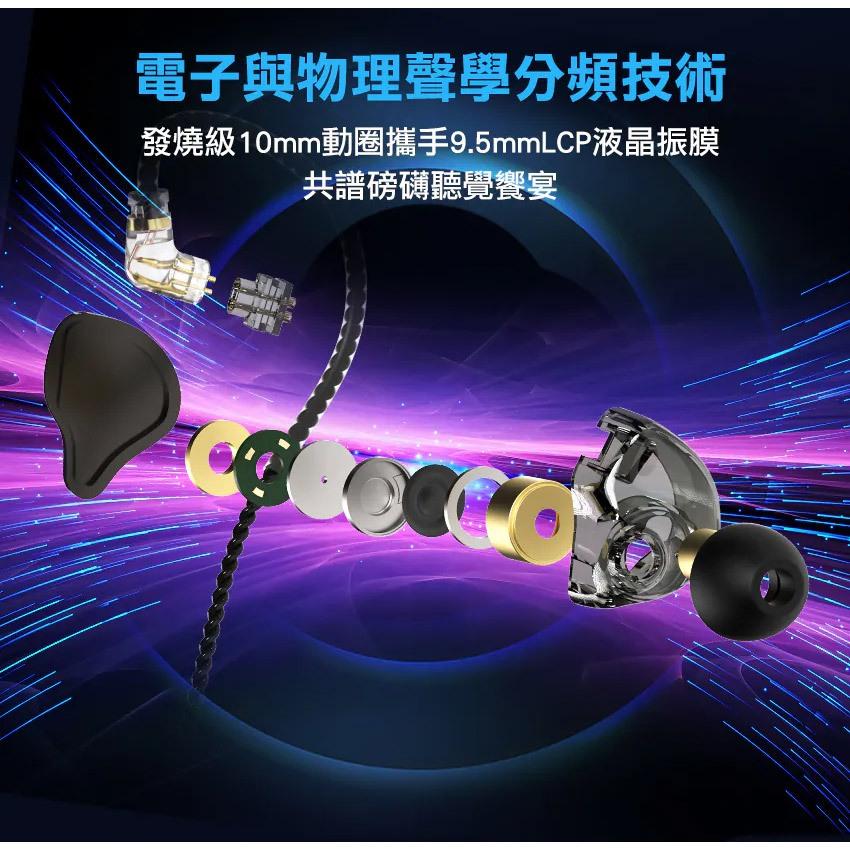 Intopic 廣鼎 FOXXRAY FXR-IEM-301 HIFI液晶振膜電競監聽耳機 監聽耳機 電競耳機 光華-細節圖4