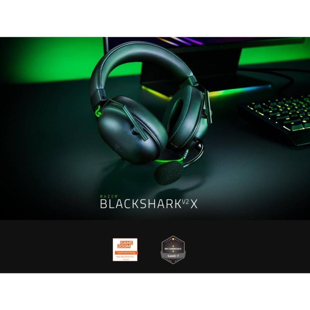 【現貨熱銷】Razer 雷蛇 BlackShark V2 X 黑鯊 V2 X 電競耳機 有線耳機 耳罩 公司貨 光華商場-細節圖3