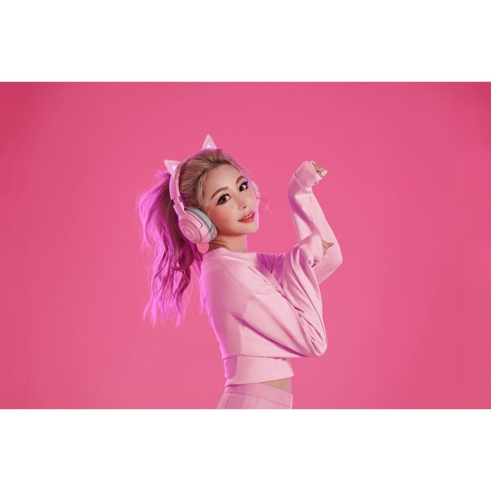 【熱銷】Razer 雷蛇 Kraken Kitty V2 BT－北海巨妖 藍芽耳機 遊戲耳機 無線耳機 貓耳 光華-細節圖3