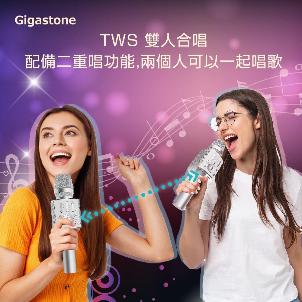 GIGASTONE KM-8500 無線藍牙麥克風 GS-KM-8500B/8500S-R 麥克風 光華商場-細節圖8