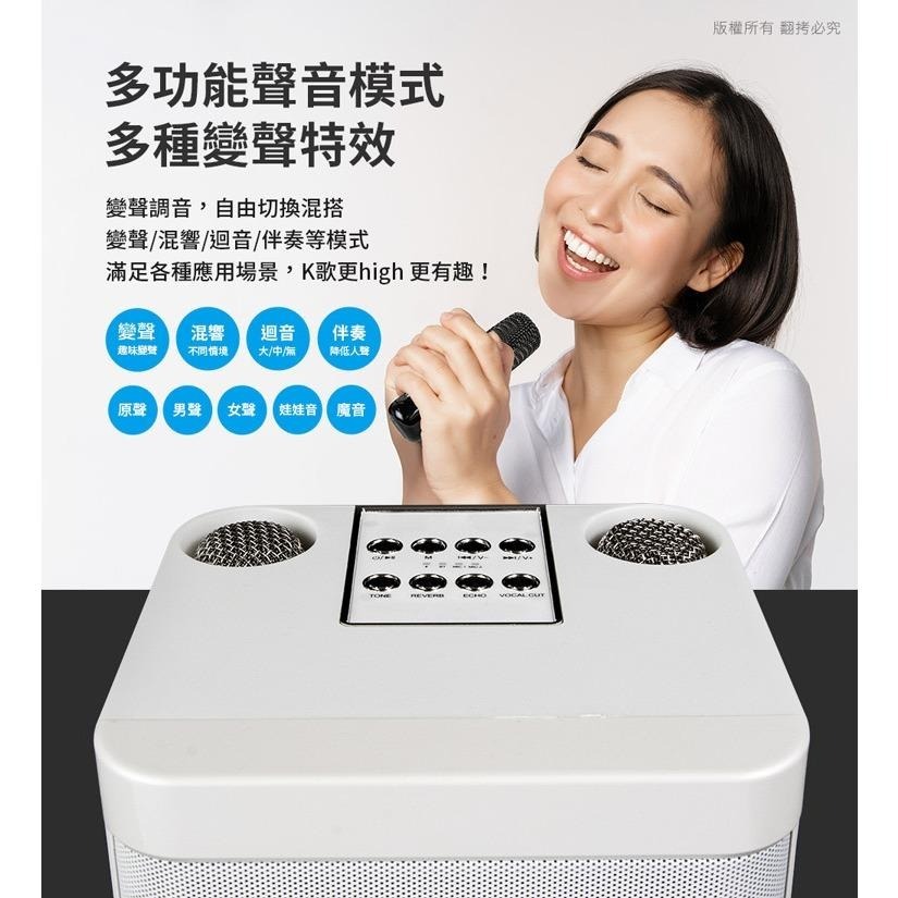 aibo LA-BT-LX22 雙人對唱行動KTV 藍牙喇叭 無線麥克風組 行動卡拉OK 卡拉OK 行動KTV 光華-細節圖8