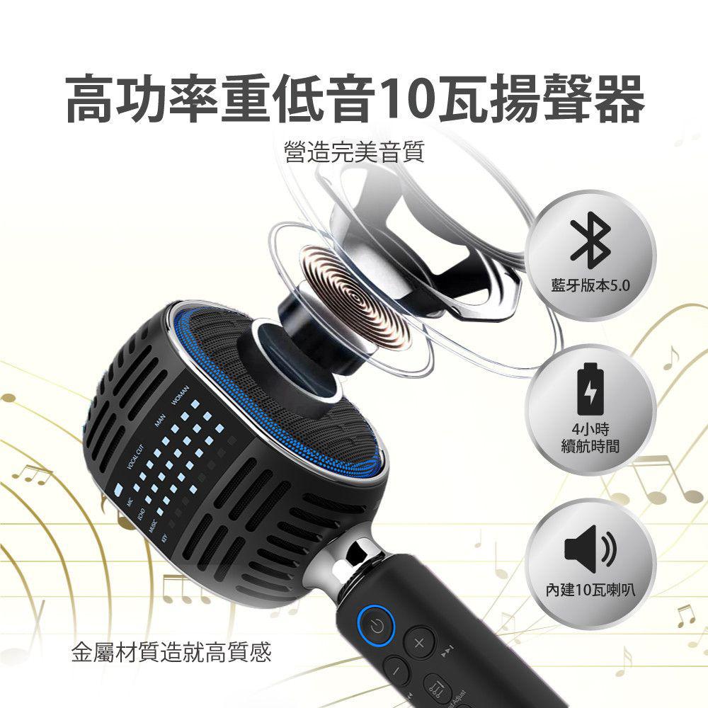 GIGASTONE KMH-9550 復古無線藍牙麥克風 9550B 麥克風 藍芽麥克風 無線麥克風 光華商場-細節圖6