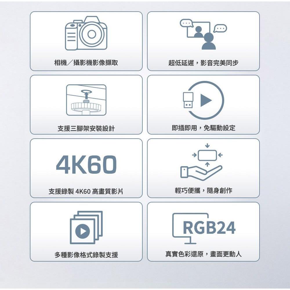 AVerMedia 圓剛 BU113G2 CamStream 4K相機影像擷取盒 擷取盒 攝影機擷取盒 相機擷取盒 光華-細節圖5