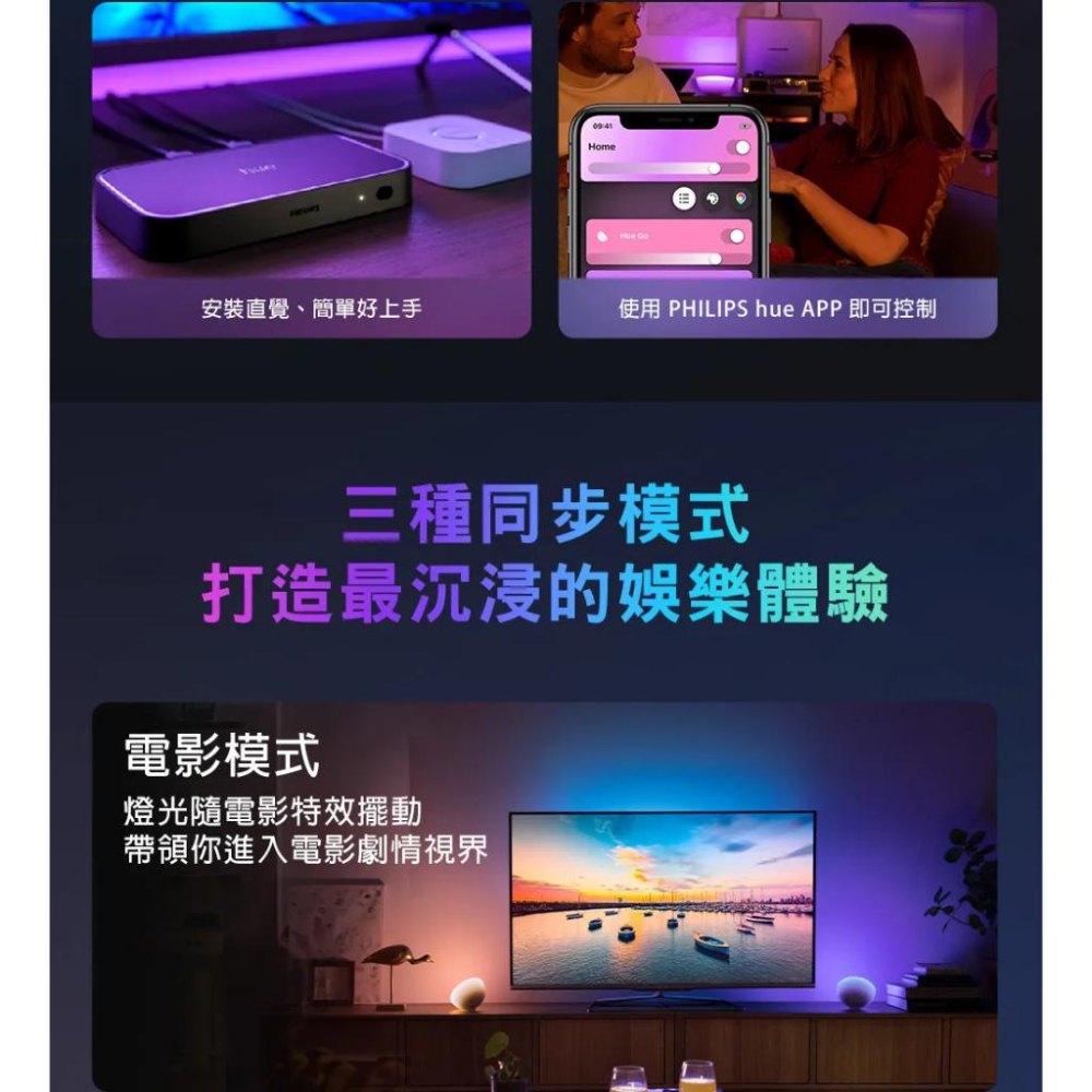 Philips 飛利浦 Hue Play－8K HDMI 影音燈光同步器 (PH024) 燈光控制器 畫面同步 光華-細節圖5