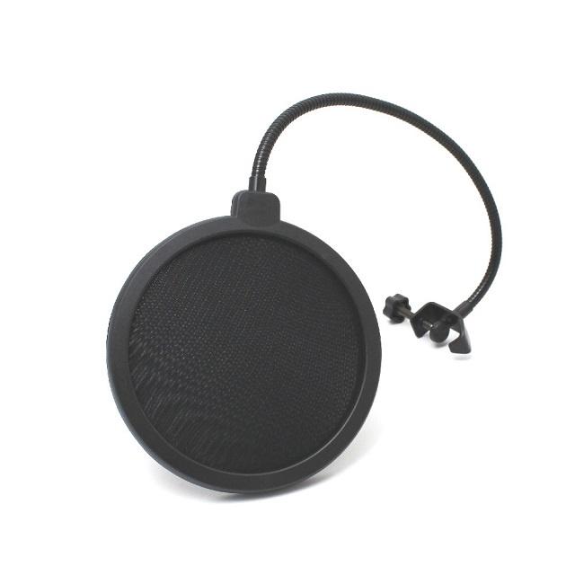 【現貨熱銷】防噴罩 防噴網 麥克風防噴罩 口水罩 防止噴音 直播  廣播 唱歌 錄音 防噴 麥克風噴罩 可調角度-細節圖2