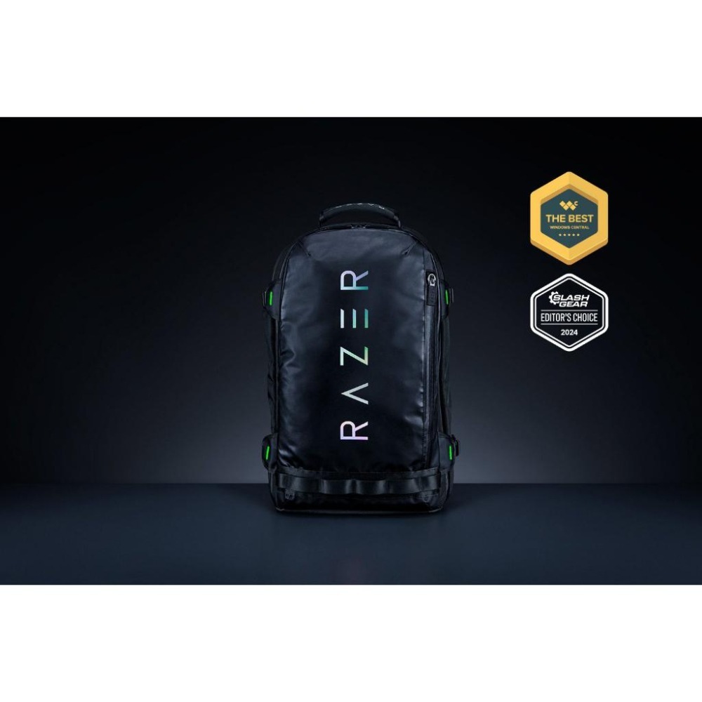 Razer 雷蛇 Rogue 17 Backpack V3－黑色／Chromatic 後背包 筆電收納包 光華商場-細節圖8