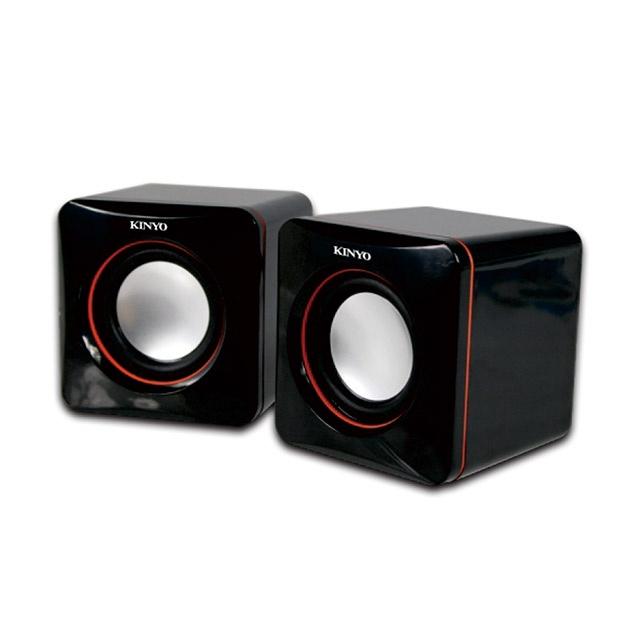 KINYO US-202 USB迷你筆電專用小喇叭 輕巧 USB喇叭 二件式 電腦喇叭 音響喇叭 公司貨-細節圖2