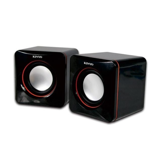 KINYO US-202 USB迷你筆電專用小喇叭 輕巧 USB喇叭 二件式 電腦喇叭 音響喇叭 公司貨-細節圖2