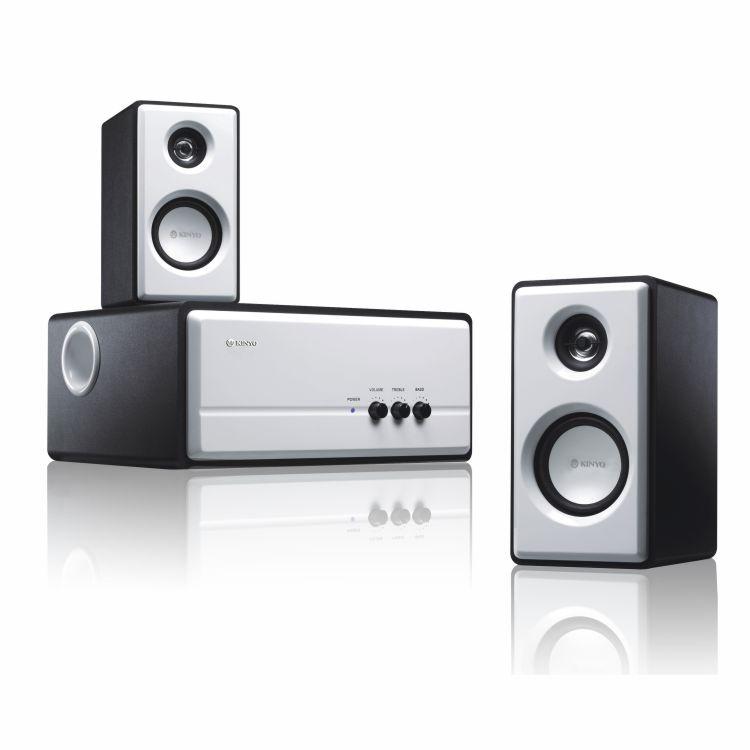 【免運】KINYO KY-670 北歐風2.1聲道全木質擴大喇叭 2.1音箱 全木質 電腦喇叭 三件式 光華商場 公司貨-細節圖2