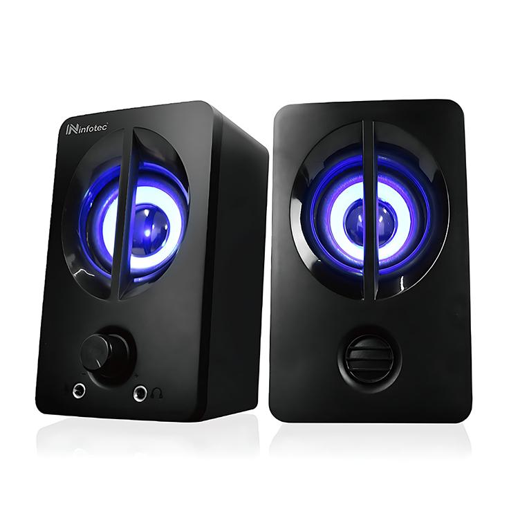 Infotec 英富達 INF-SP-U03 800W(P.M.P.O) 2.0聲道 USB 二件式喇叭 喇叭 光華商場-細節圖2