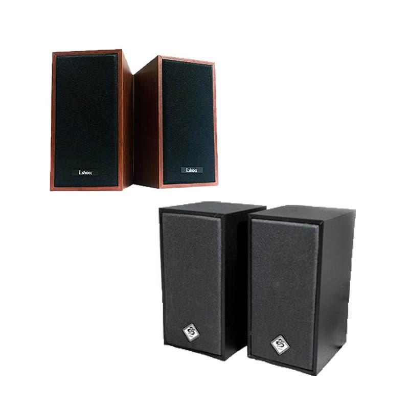 I.SHOCK 風雲 09-E19 木紋黑 USB喇叭 二件式 2.0聲道 木質喇叭 禾泉 公司貨【現貨熱銷】-細節圖2