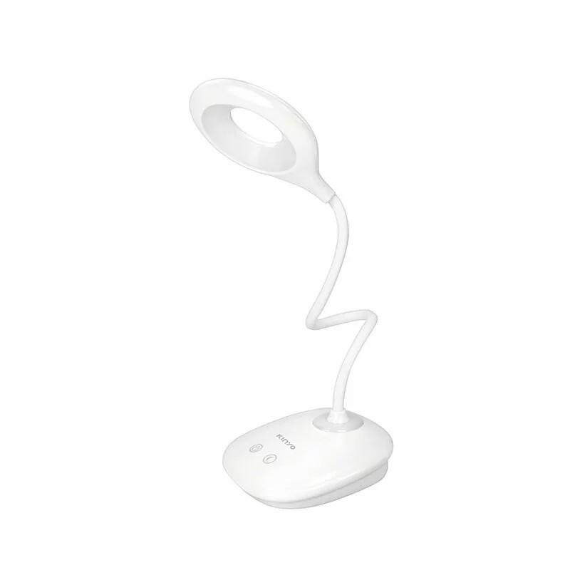 KINYO PLED-415 高亮度 USB充電式檯燈 桌燈 閱讀燈 LED 三段式調整 蛇管 USB 白黃光 光華商場-細節圖2
