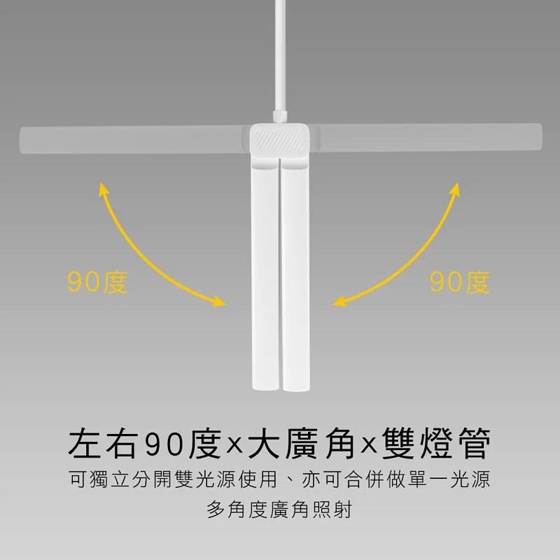 KINYO PLED-4195 觸控親子共讀夾燈 桌燈 檯燈 雙燈管 三段式調整 LED 光華商場 公司貨-細節圖4