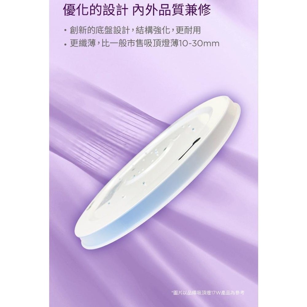 Philips 飛利浦 PA014 品繹 LED 吸頂燈 36W 3600流明 燈泡色 麵包燈 書房燈 光華商場-細節圖6