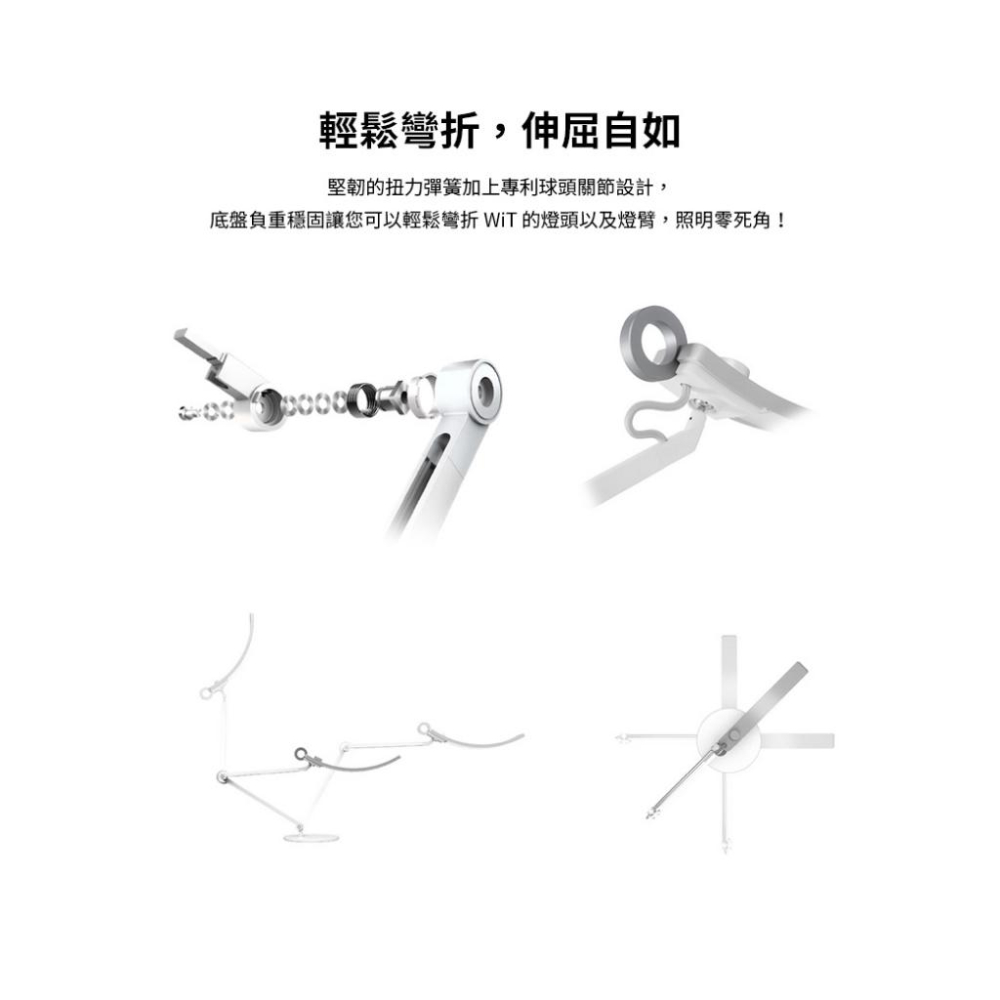 BenQ WiT 智能調光升級版 2023款 螢幕閱讀檯燈 桌燈 閱讀燈 檯燈 LED 護眼燈 光華商場 明基 公司貨-細節圖6
