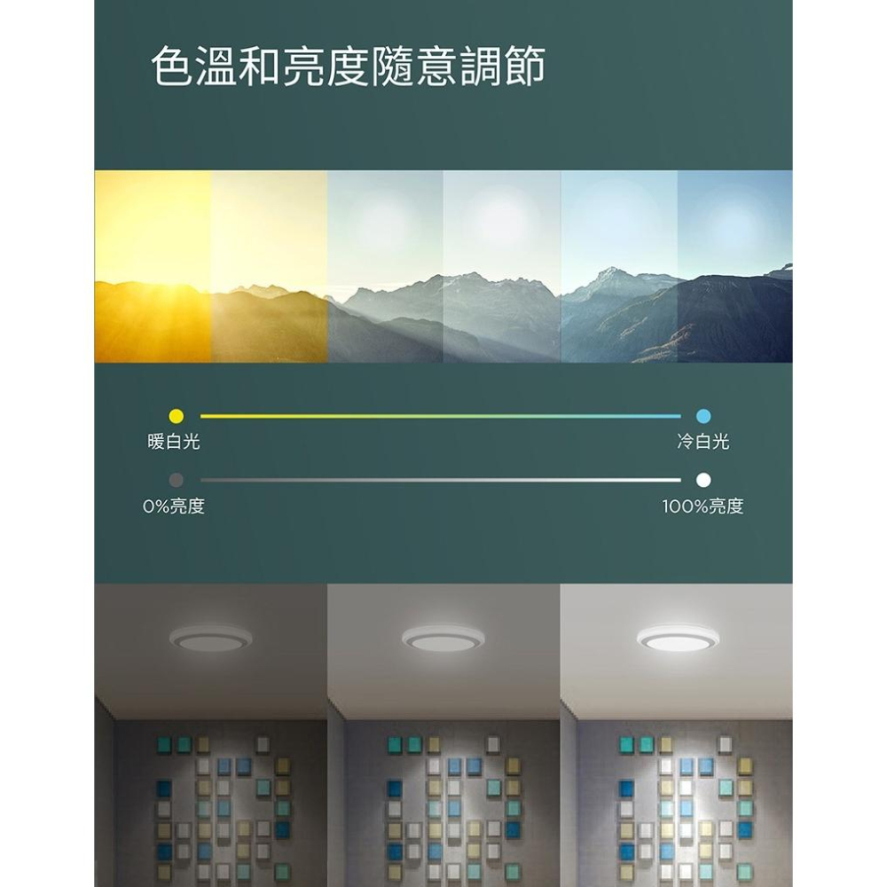 Philips 飛利浦 Wi-Fi WiZ 智慧照明 慕心智慧LED吸頂燈 PW009 吸頂燈 LED 智慧燈 光華-細節圖5