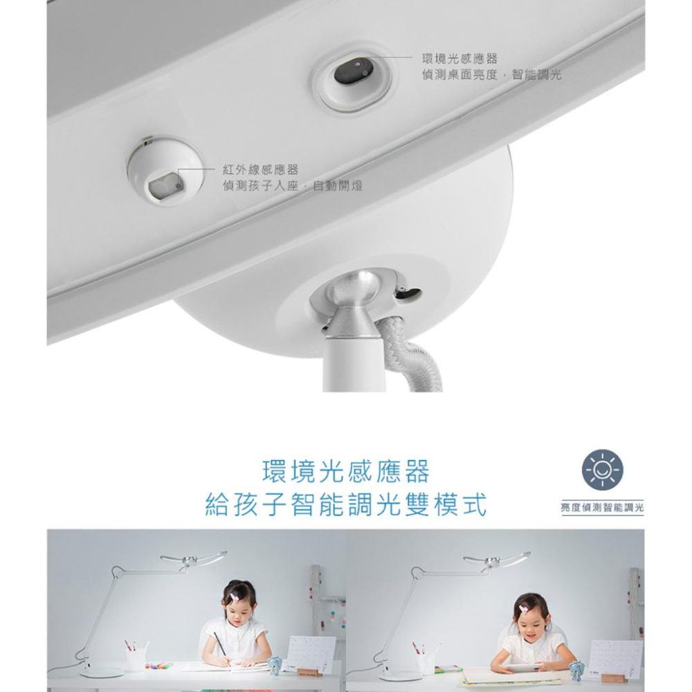 BENQ WiT MindDuo / MindDuo 2 親子共讀檯燈 護眼燈 檯燈 桌燈 閱讀燈 感應燈 光華商場-細節圖3