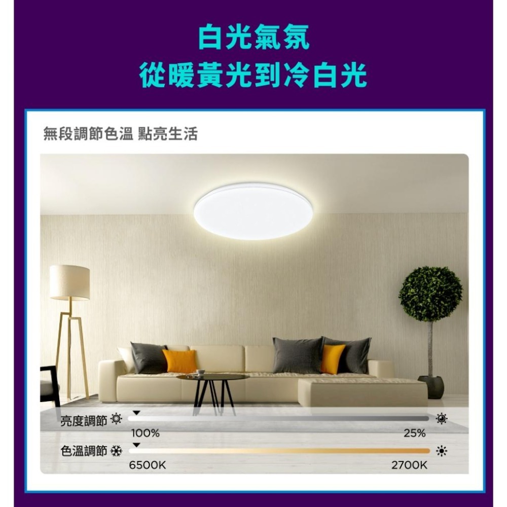 Philips 飛利浦 PW012 Wi-Fi WiZ 智慧照明 智慧LED吸頂燈 星鑽版 吸頂燈 光華商場 公司貨-細節圖8