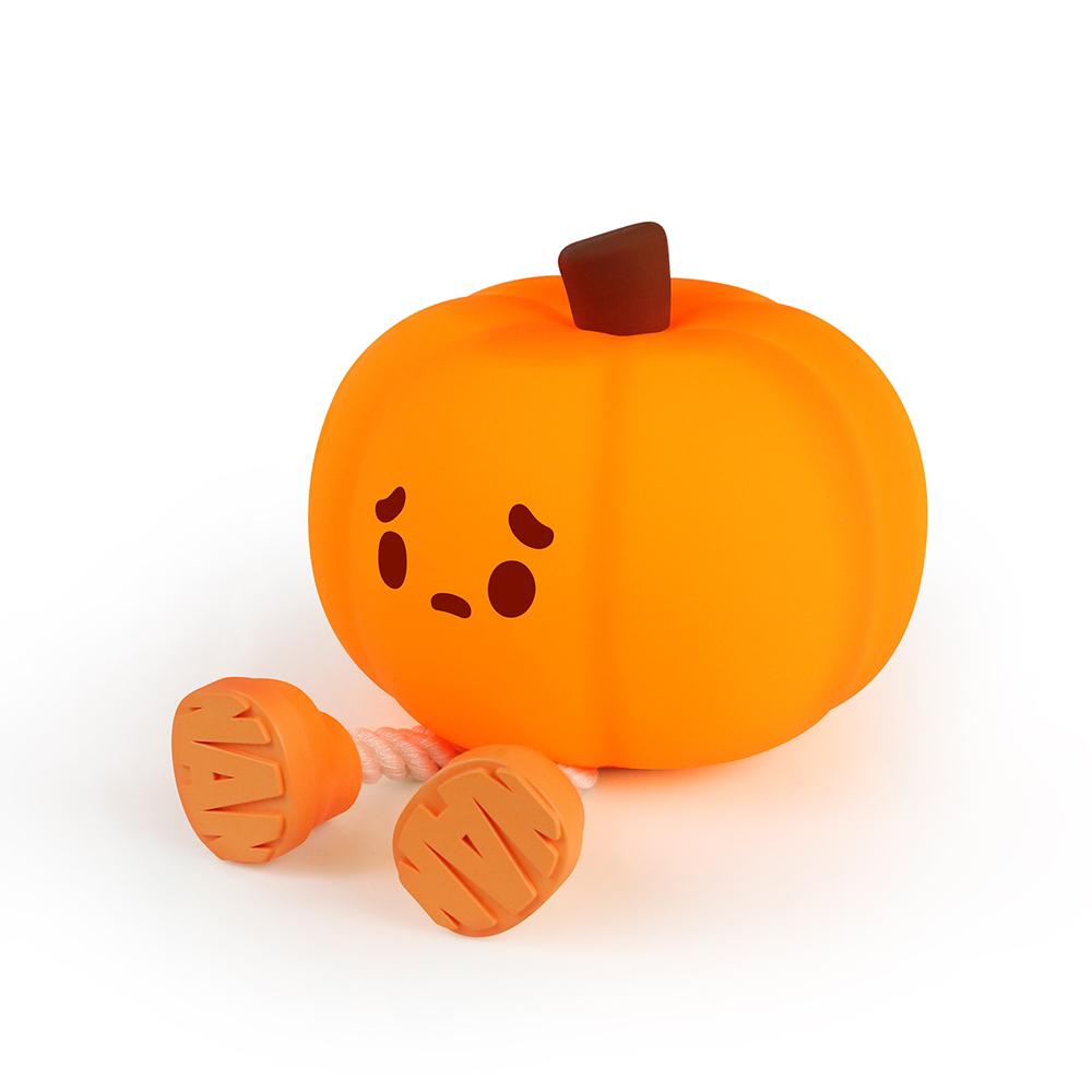 aibo 鈞嵐 USB-LI-73 療癒系南瓜 LED 拍拍夜燈 USB充電 小夜燈 床頭燈 拍拍燈 光華-細節圖2