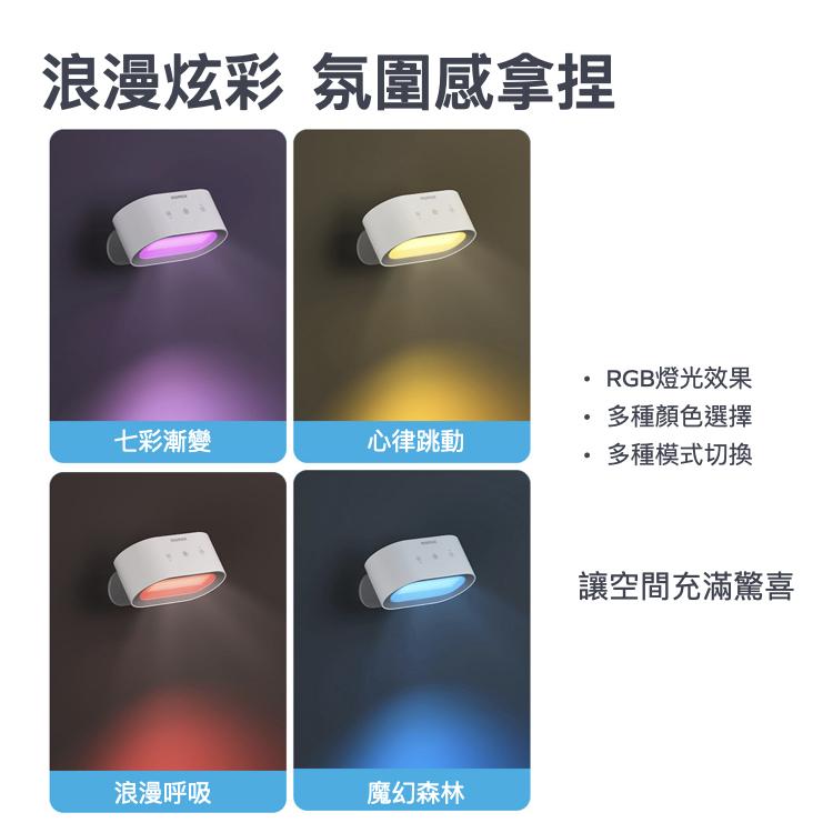 Momax SnapLux Mood 可攜式 360° 無線磁吸氣氛燈 磁吸式 可拆卸 氣氛燈 床頭燈 光華-細節圖8