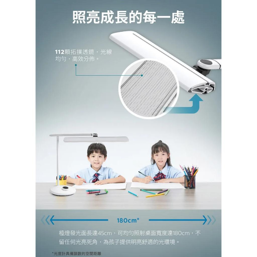 PHILIPS 飛利浦 PD002 66168 軒泰AA級護眼LED檯燈 閱讀燈 桌燈 護眼燈 可調光 光華商場-細節圖4